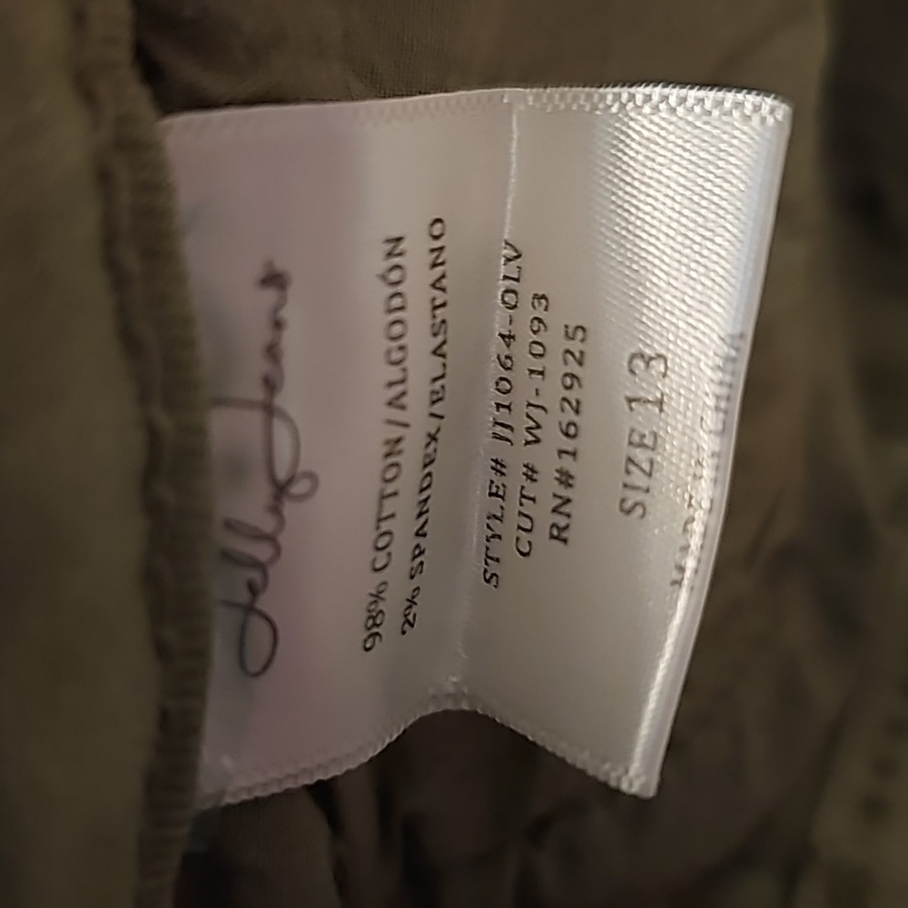 Jelly Jeans Women stretchy olive jeans - Picture 5 of 5